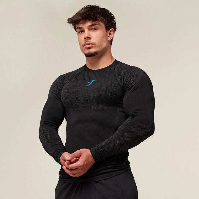 Erkaklar uchun uzun yengli kompressiyali Rashguard